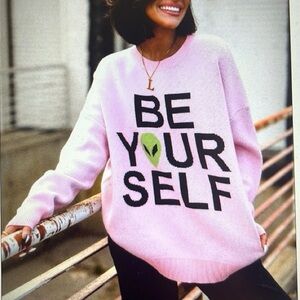Dressed in LaLa Be Yourself Alien Sweater Size S/M